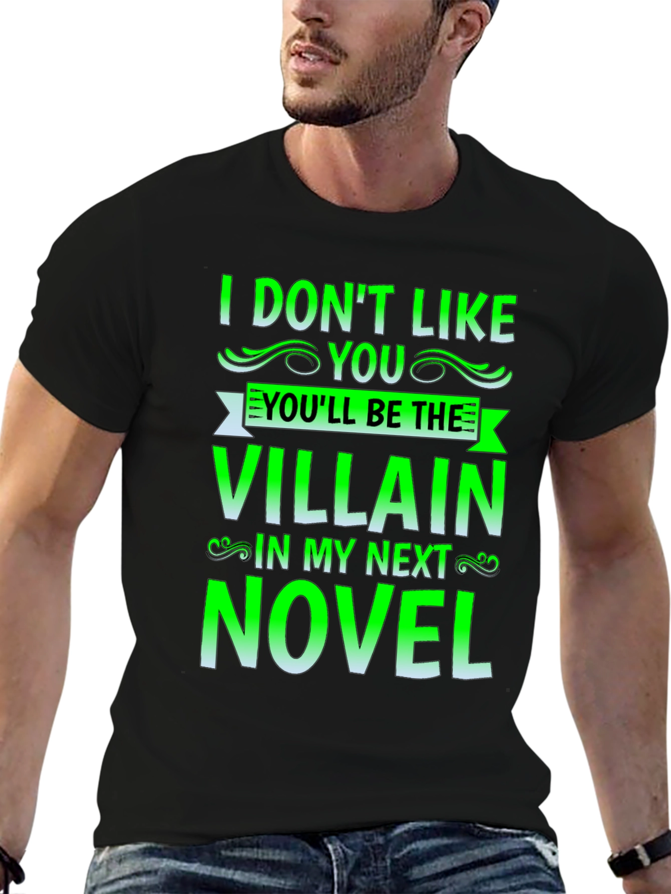 Villain Novel T-Shirt - Funny Book Lover Tee