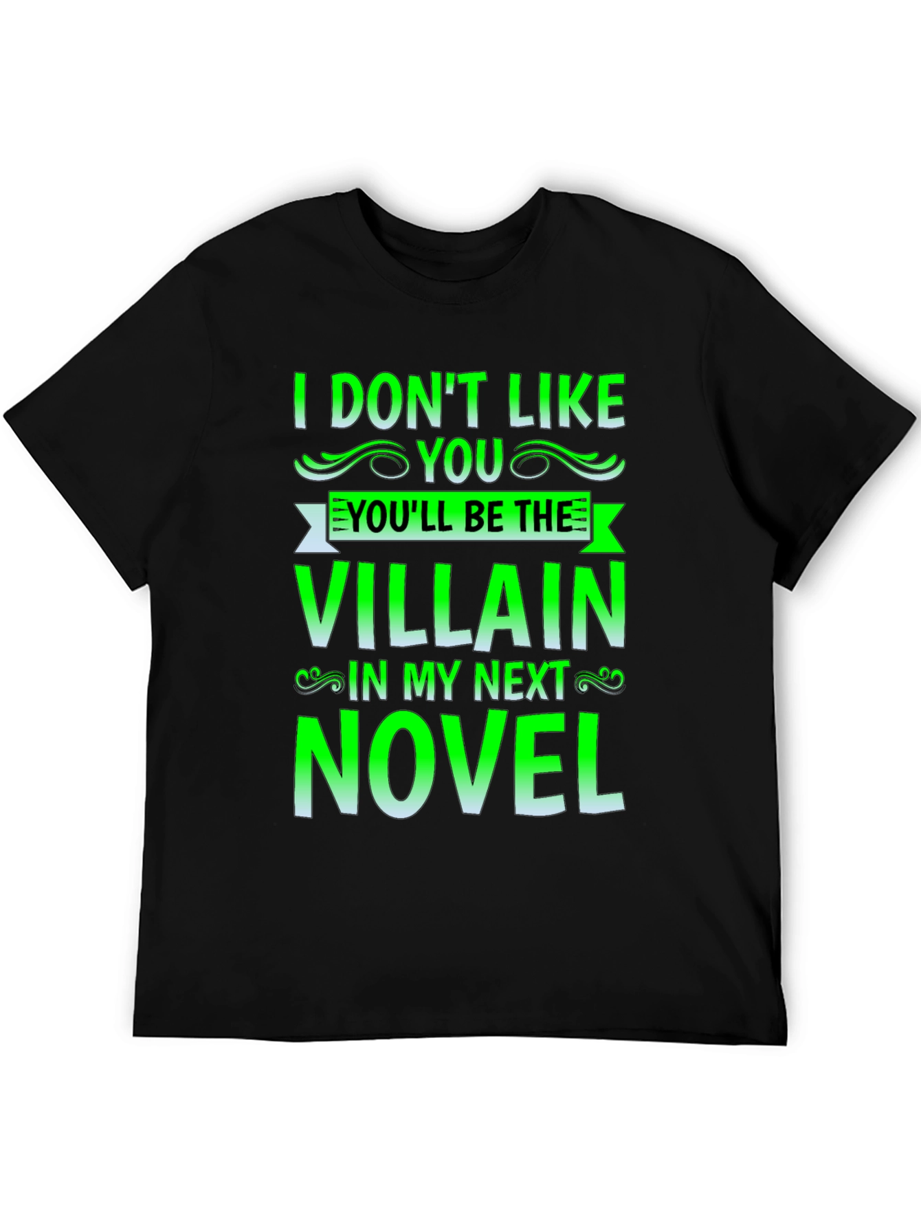 Villain Novel T-Shirt - Funny Book Lover Tee