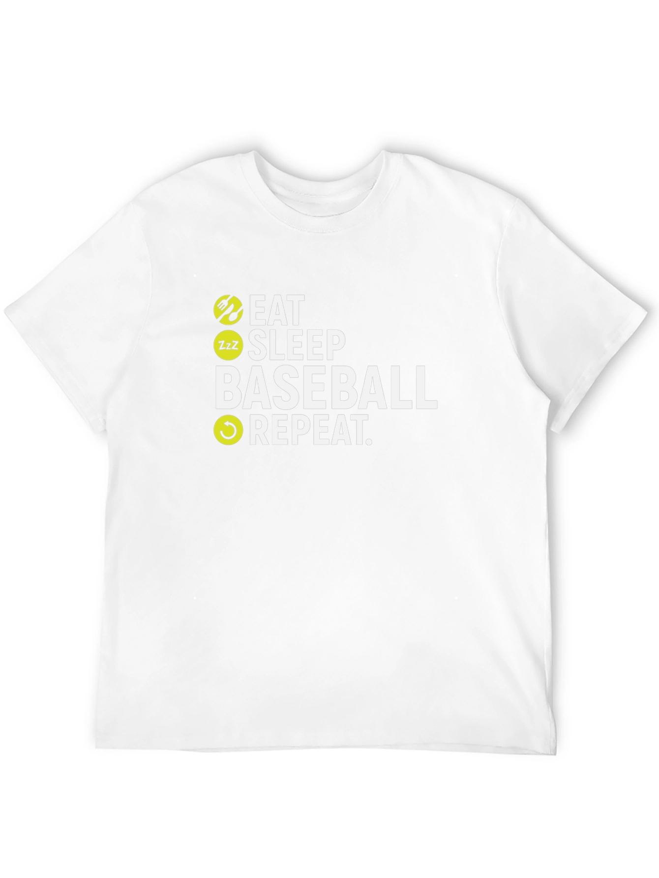 Eat Sleep Baseball Repeat T-Shirt