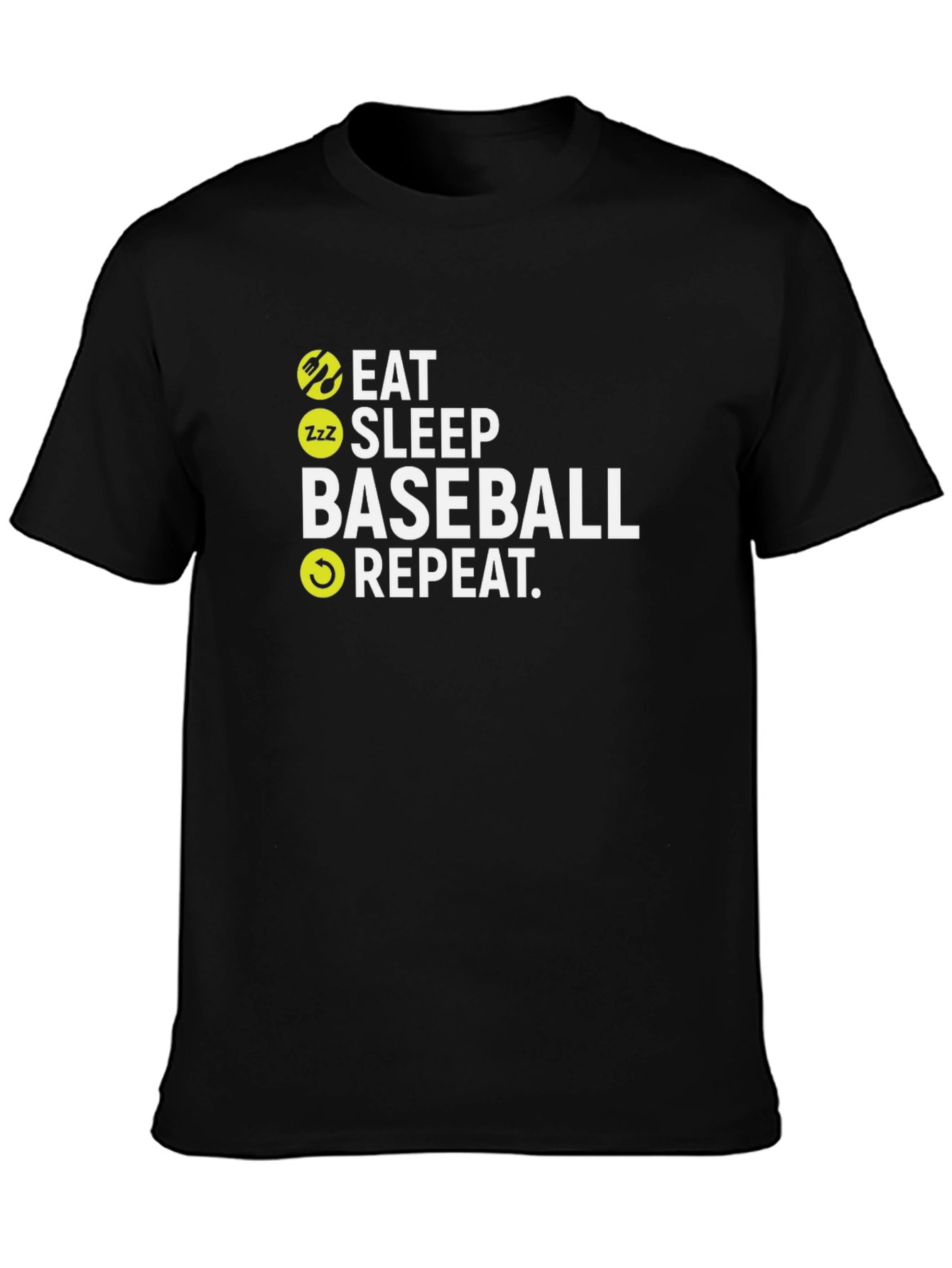 Eat Sleep Baseball Repeat T-Shirt