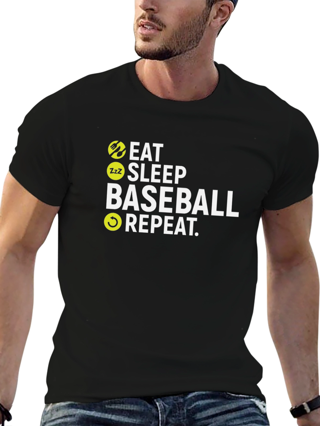 Eat Sleep Baseball Repeat T-Shirt