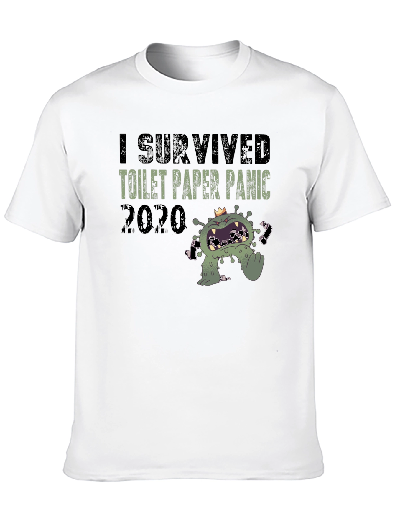 I Survived Toilet Paper Panic 2020 Novelty T-Shirt