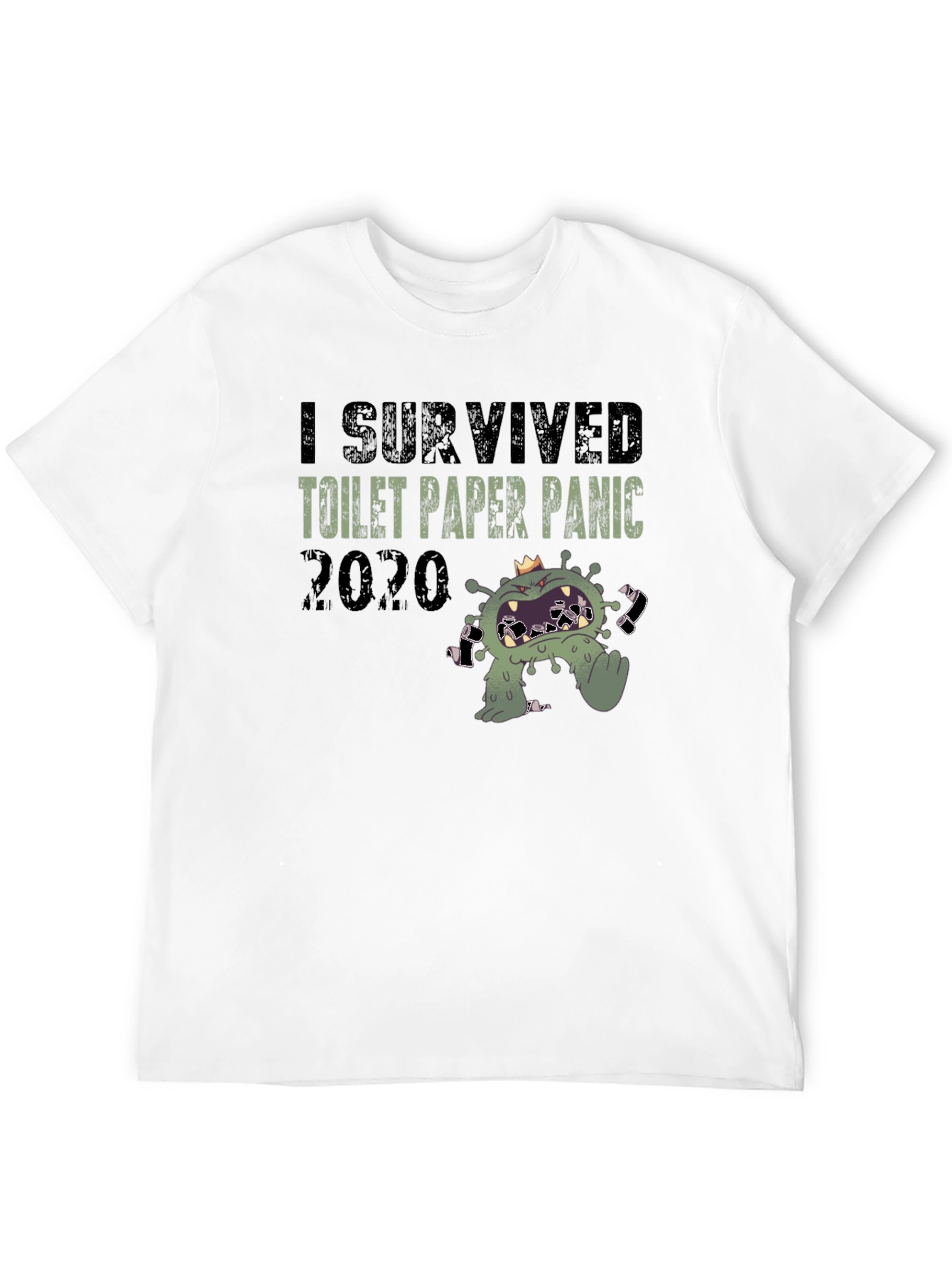 I Survived Toilet Paper Panic 2020 Novelty T-Shirt