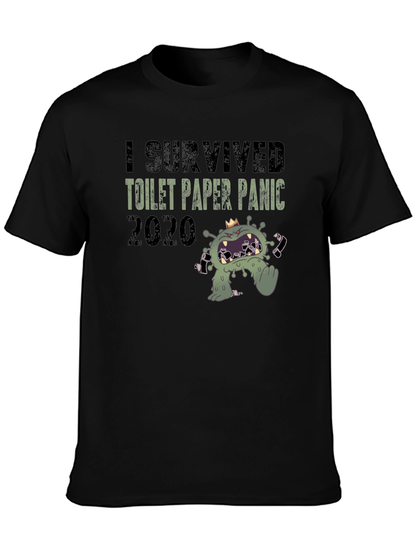 I Survived Toilet Paper Panic 2020 Novelty T-Shirt