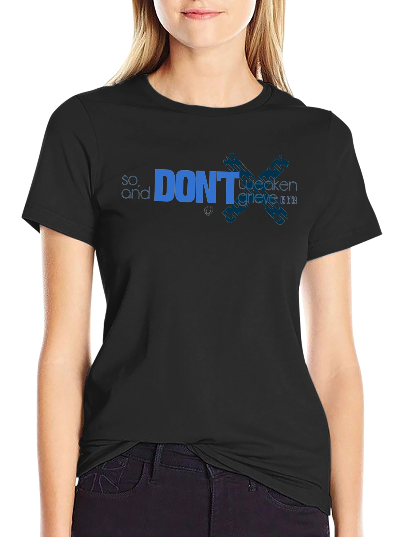 Dont Weaken Grieve T-Shirt - Black