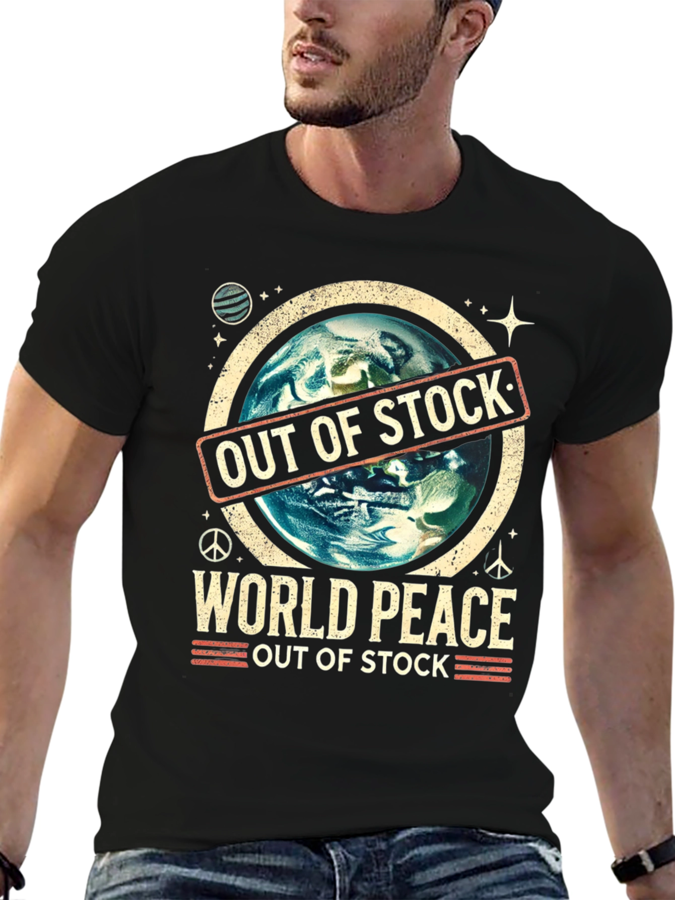 Out of Stock World Peace T-Shirt