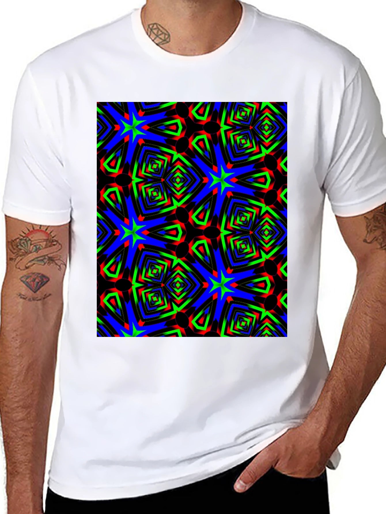 Kaleidoscope Pattern T-Shirt