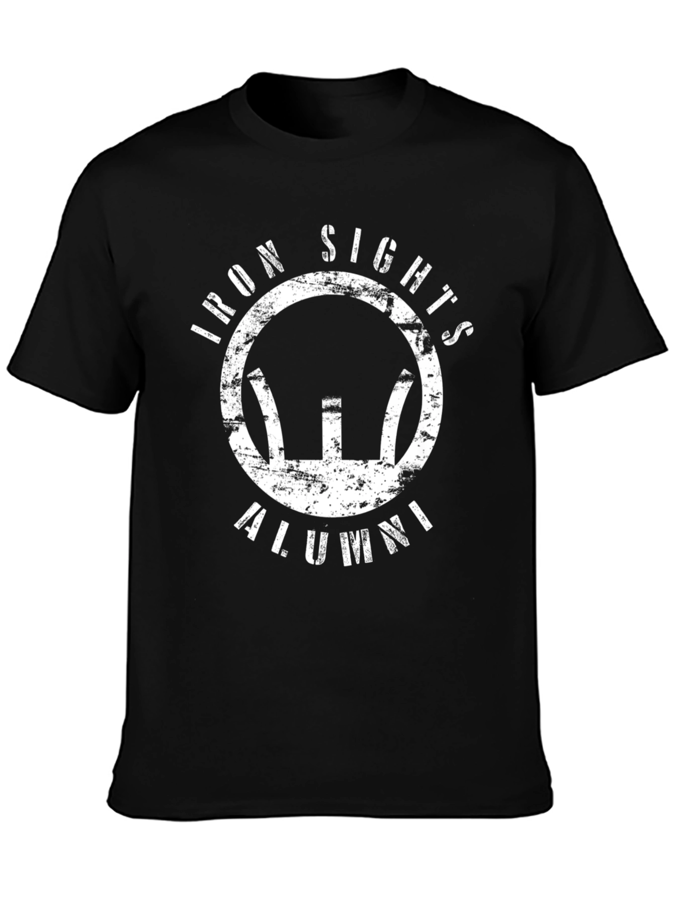 Iron Sights Alumni Black Graphic T-Shirt