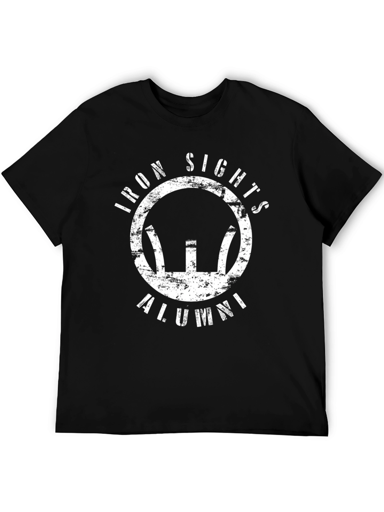 Iron Sights Alumni Black Graphic T-Shirt