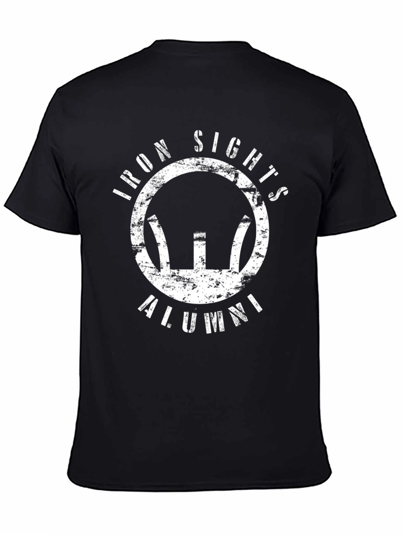 Iron Sights Alumni Black Graphic T-Shirt