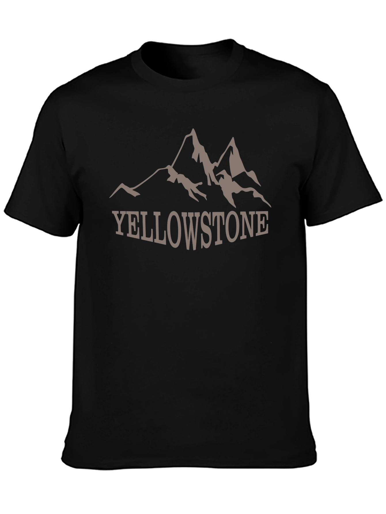 Yellowstone Mountain Graphic Tee - Classic Black
