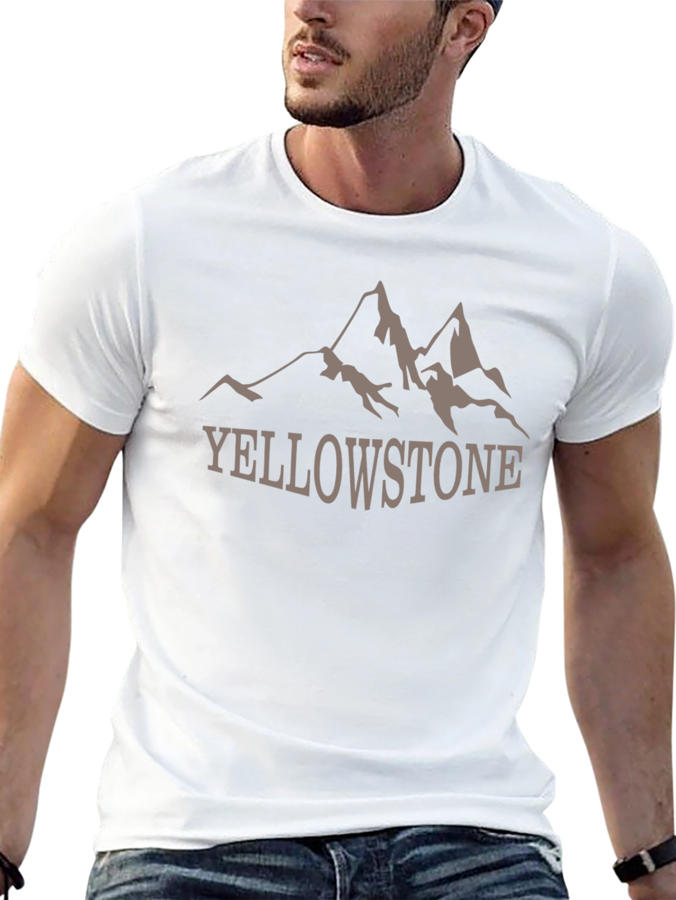 Yellowstone Mountain Graphic Tee - Classic Black