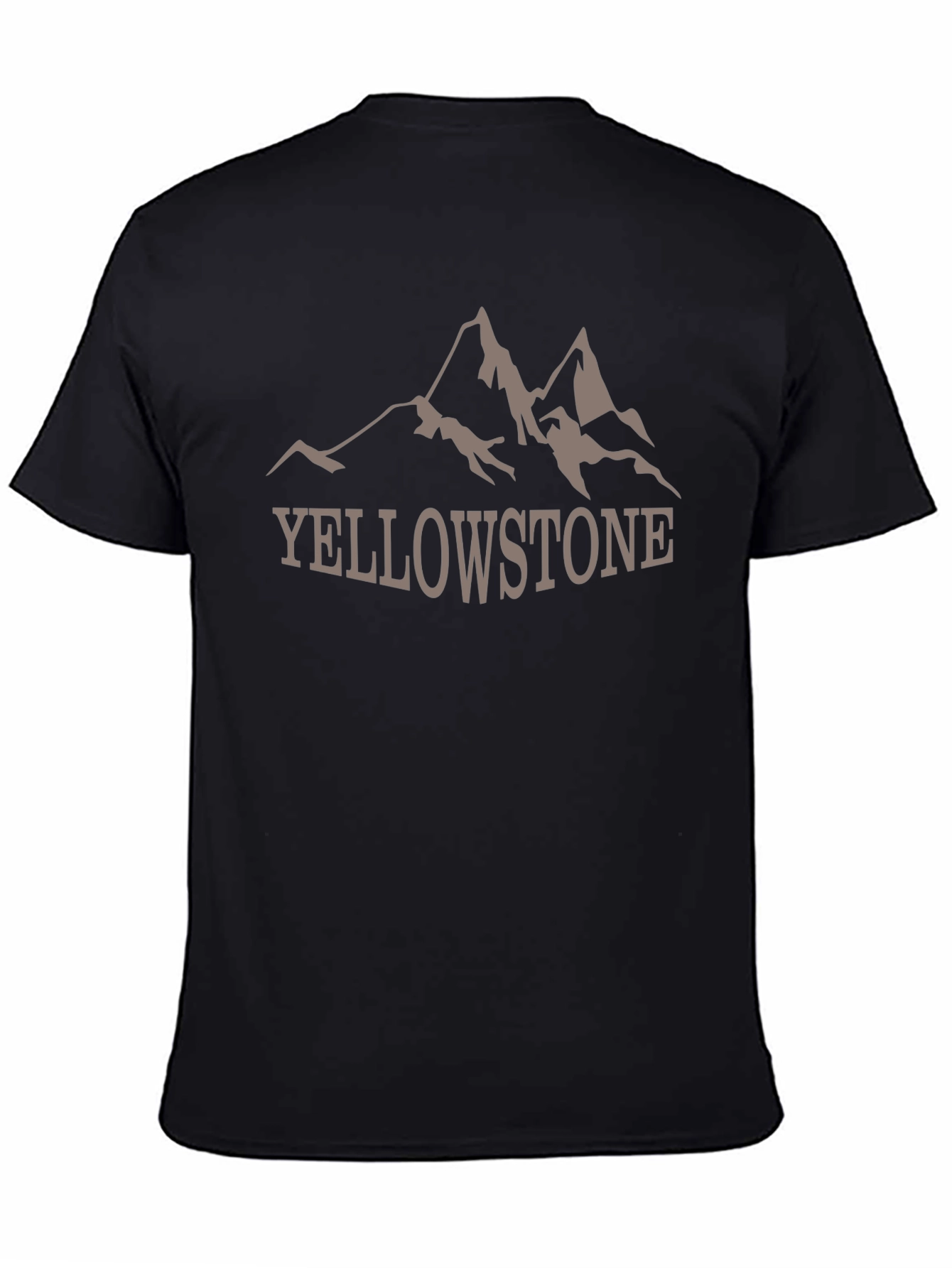 Yellowstone Mountain Graphic Tee - Classic Black