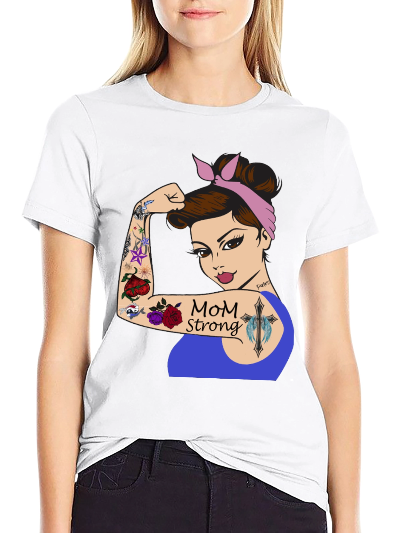 Mom Strong T-Shirt - Empowering Womens Tee