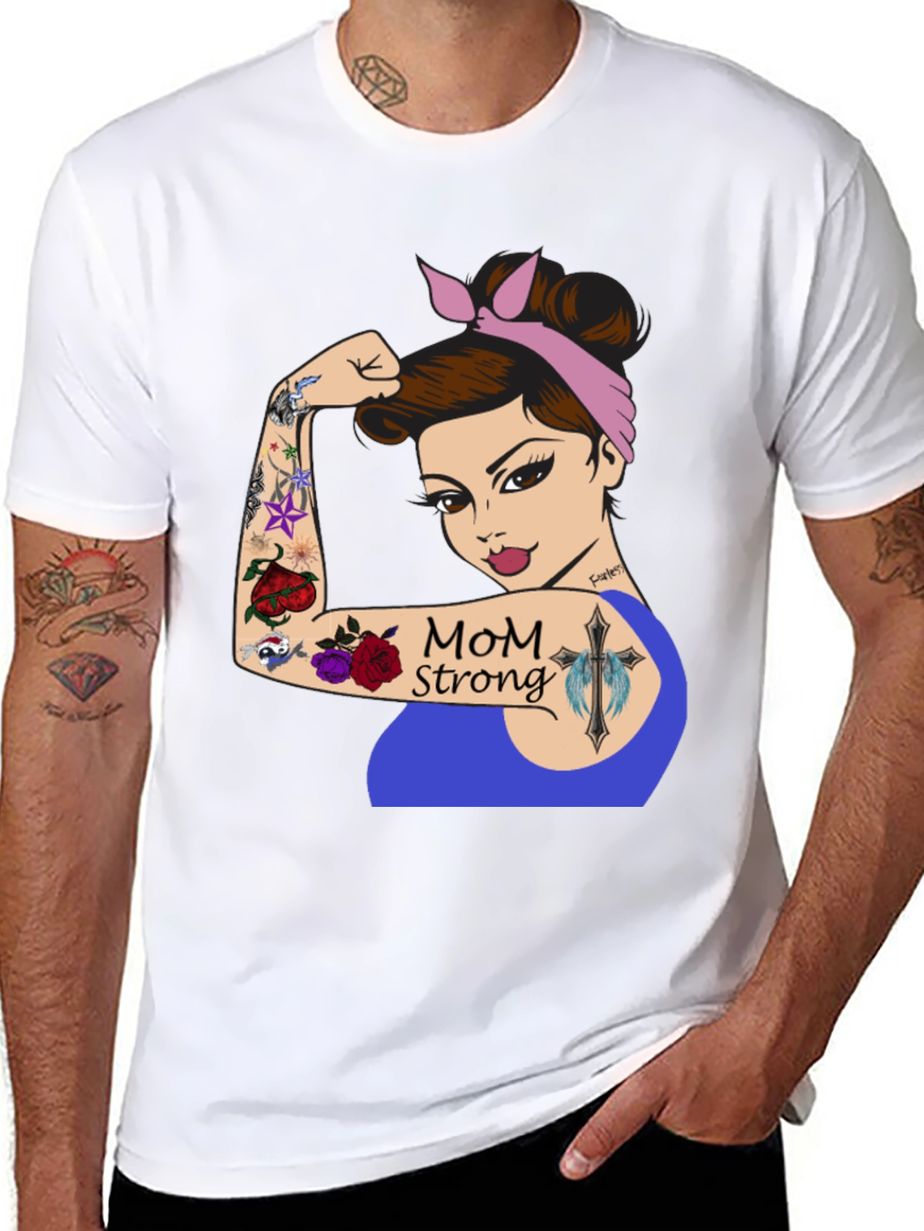 Mom Strong T-Shirt - Empowering Womens Tee