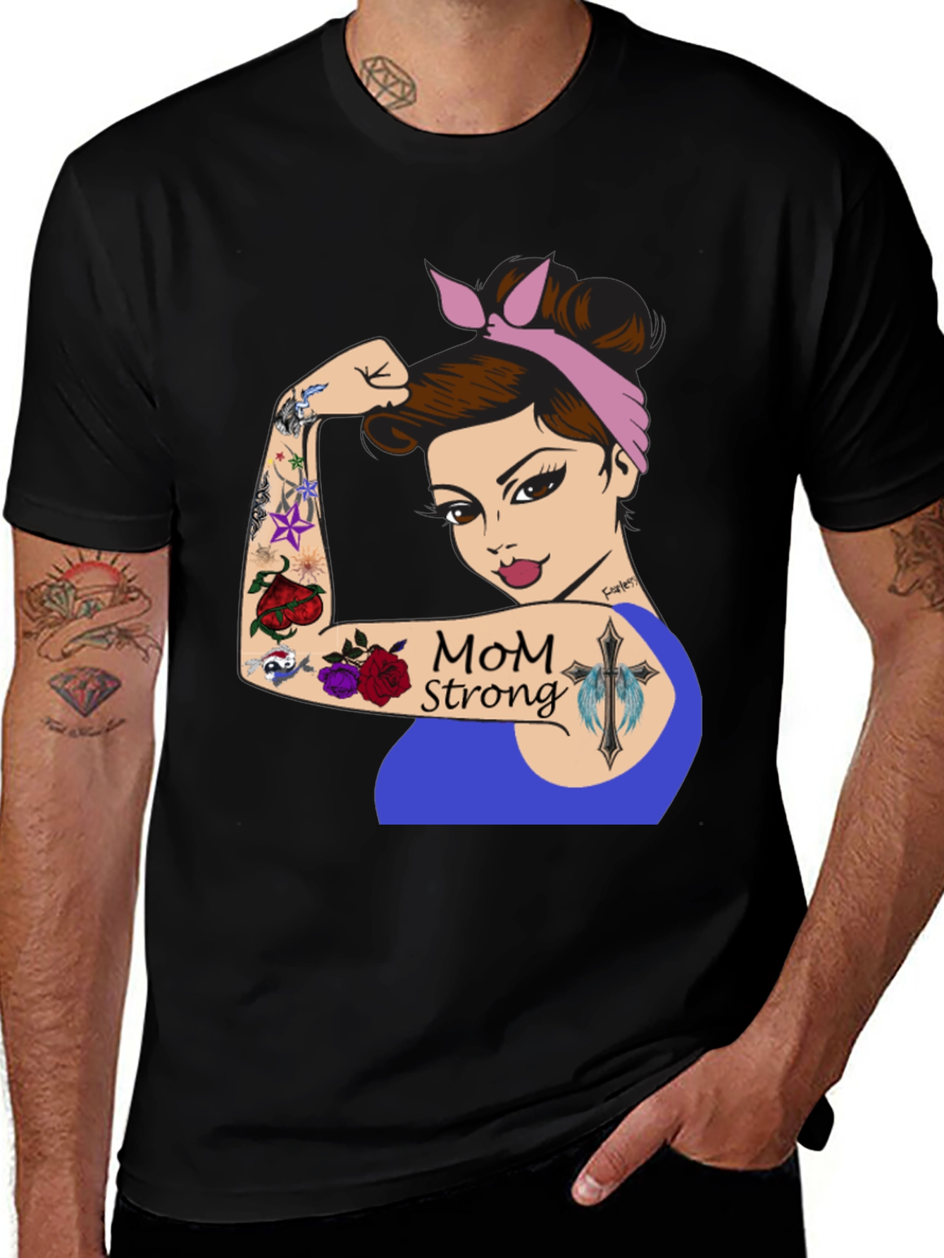 Mom Strong T-Shirt - Empowering Womens Tee