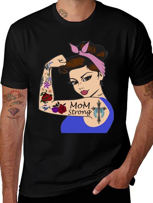 Mom Strong T-Shirt - Empowering Womens Tee