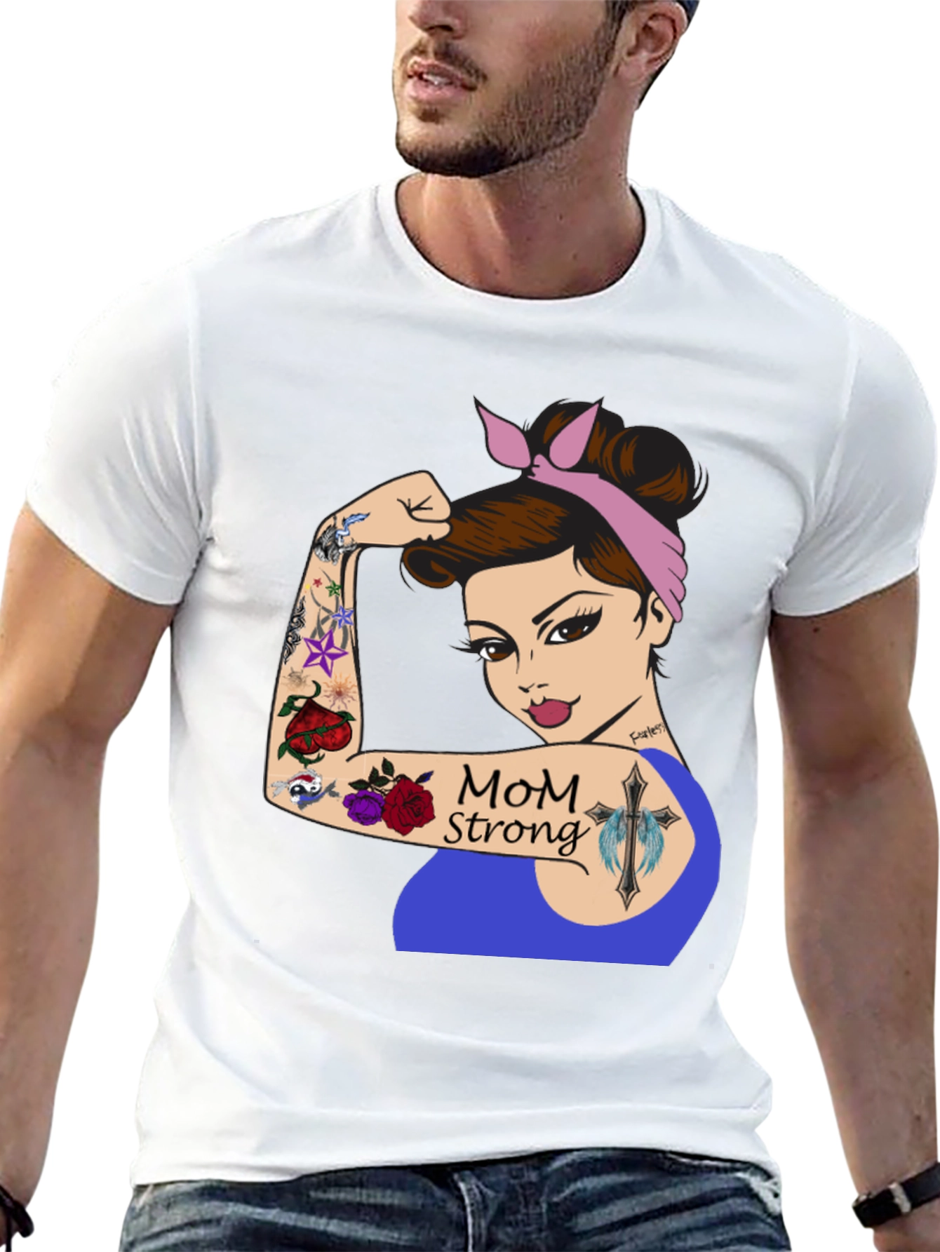 Mom Strong T-Shirt - Empowering Womens Tee