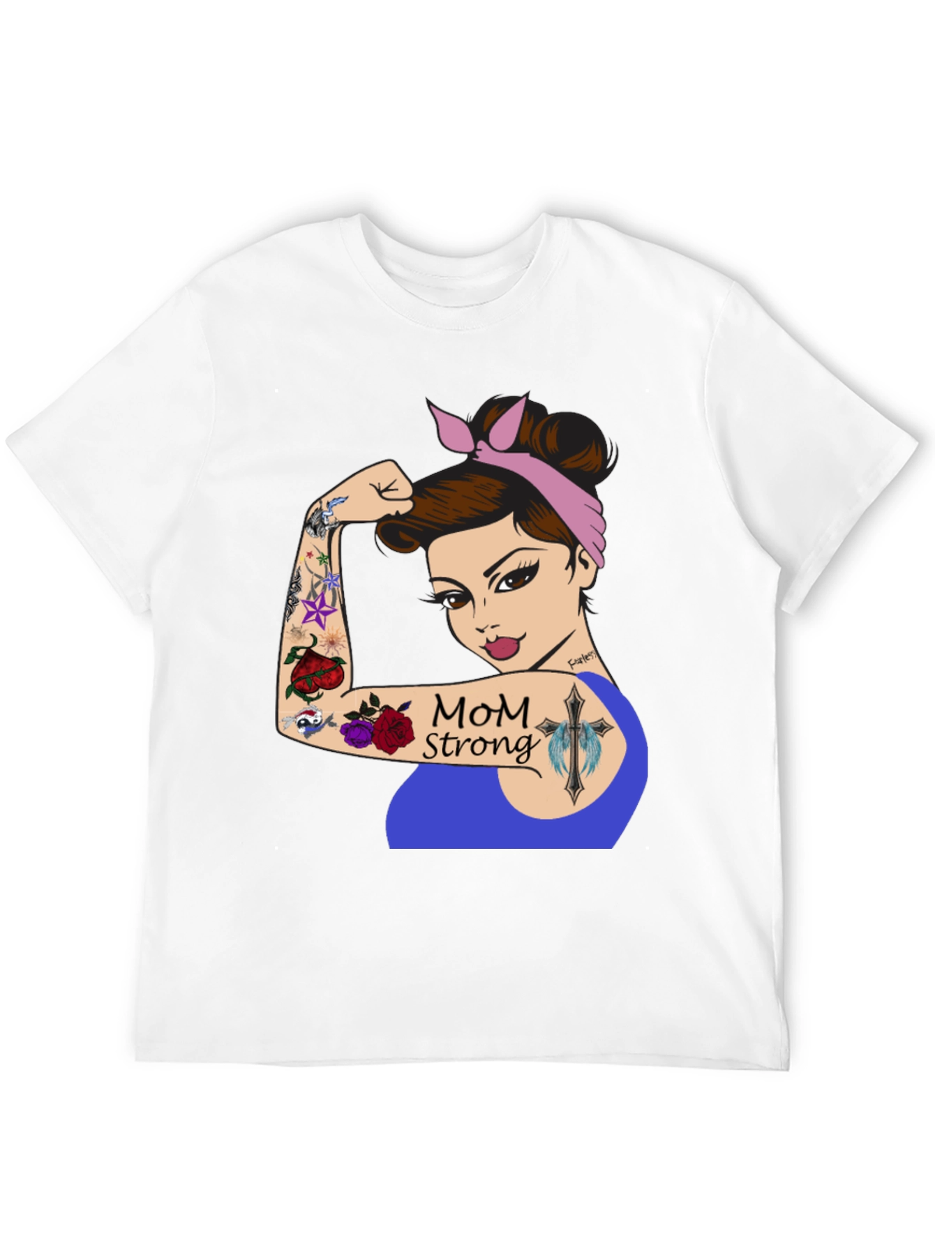 Mom Strong T-Shirt - Empowering Womens Tee