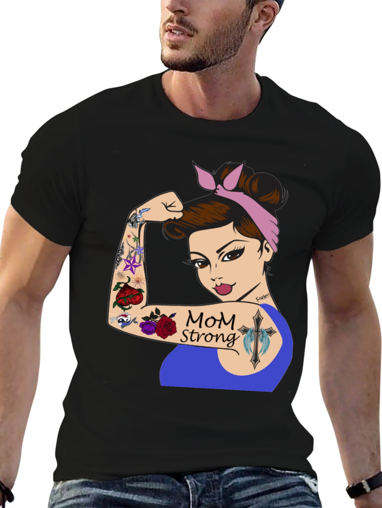 Mom Strong T-Shirt - Empowering Womens Tee