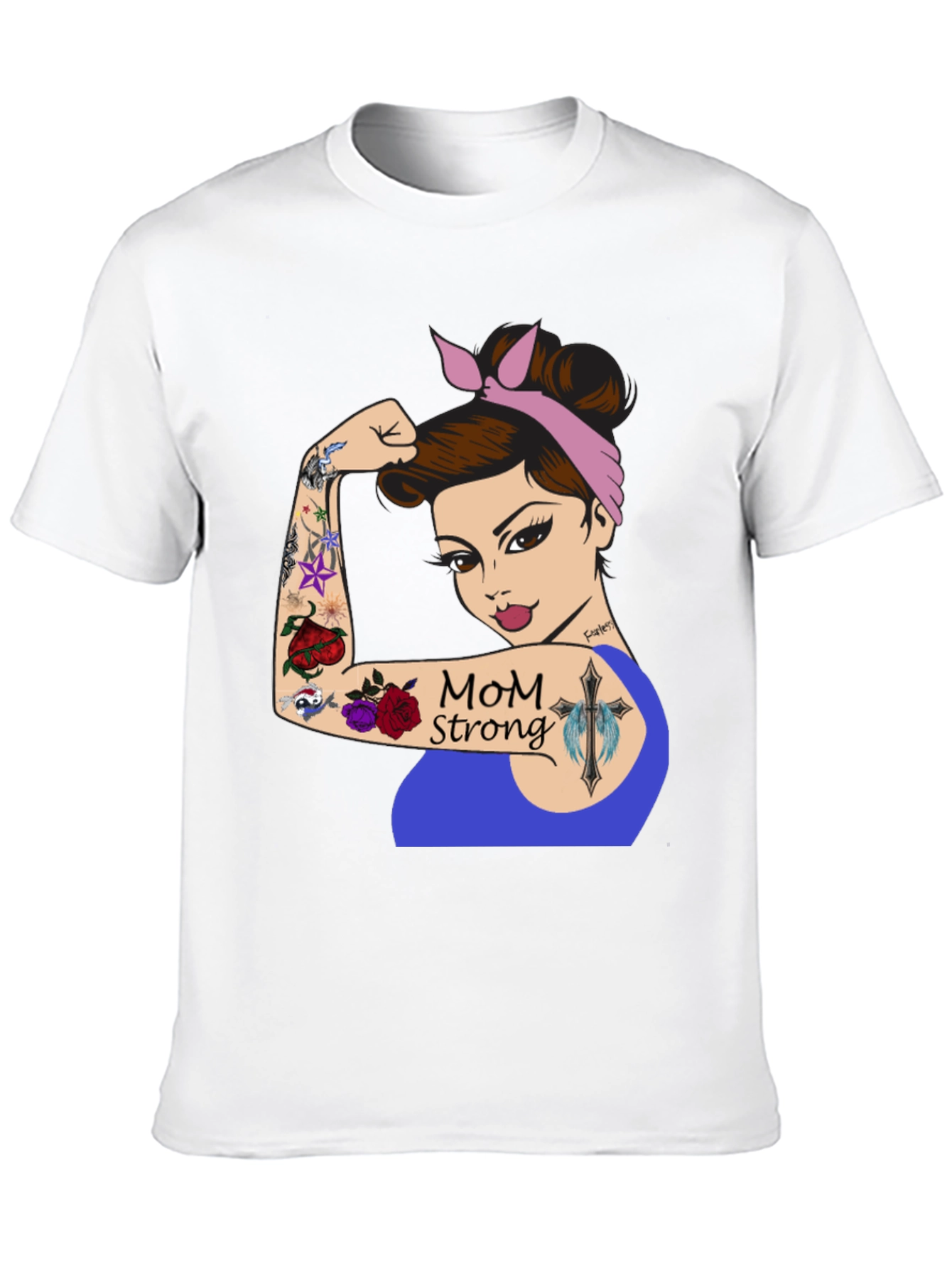 Mom Strong T-Shirt - Empowering Womens Tee
