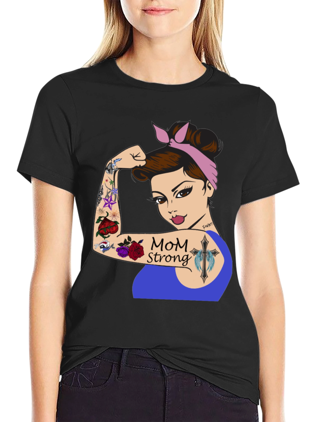 Mom Strong T-Shirt - Empowering Womens Tee