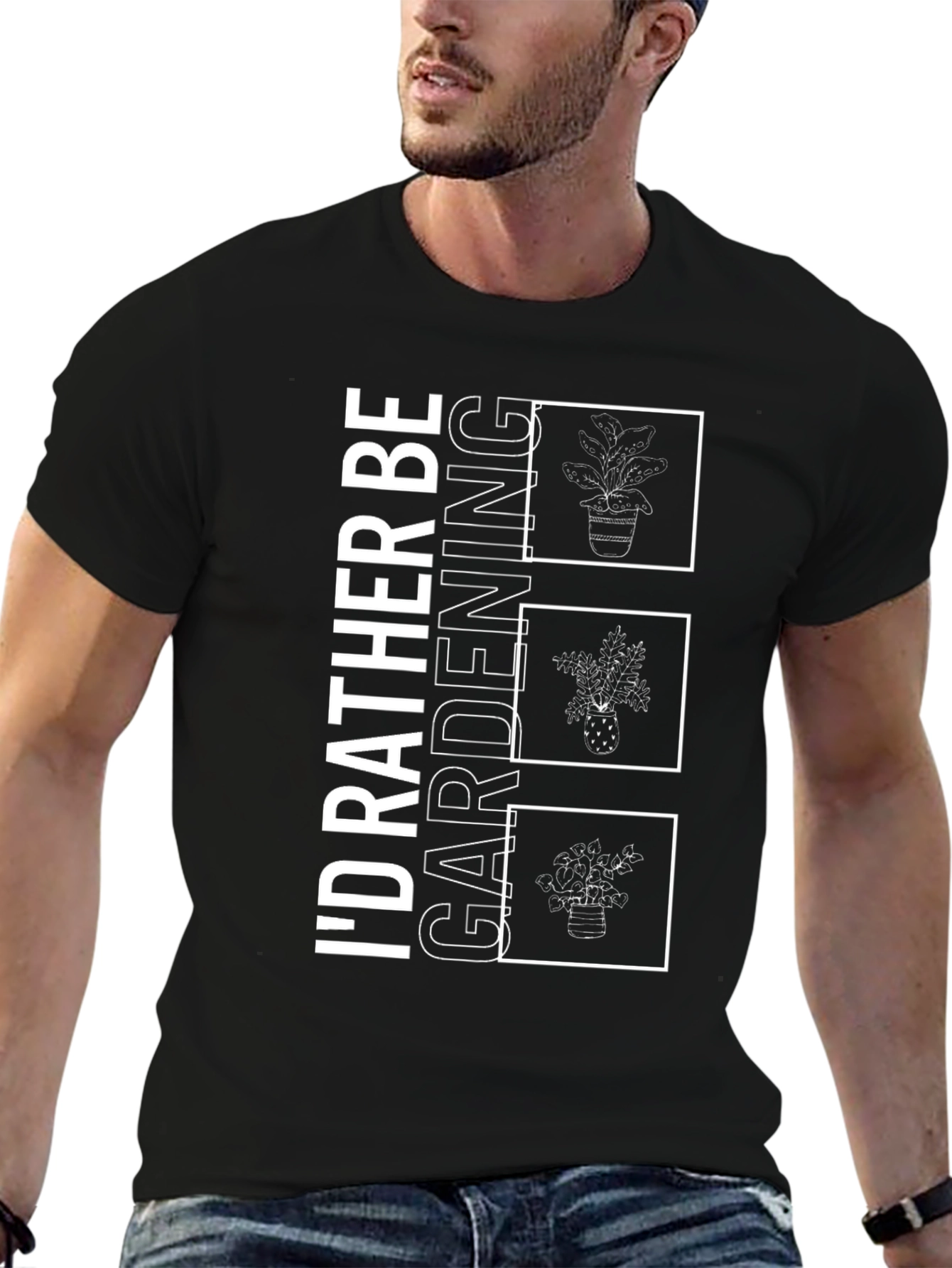Gardening T-Shirt: Id Rather Be Gardening