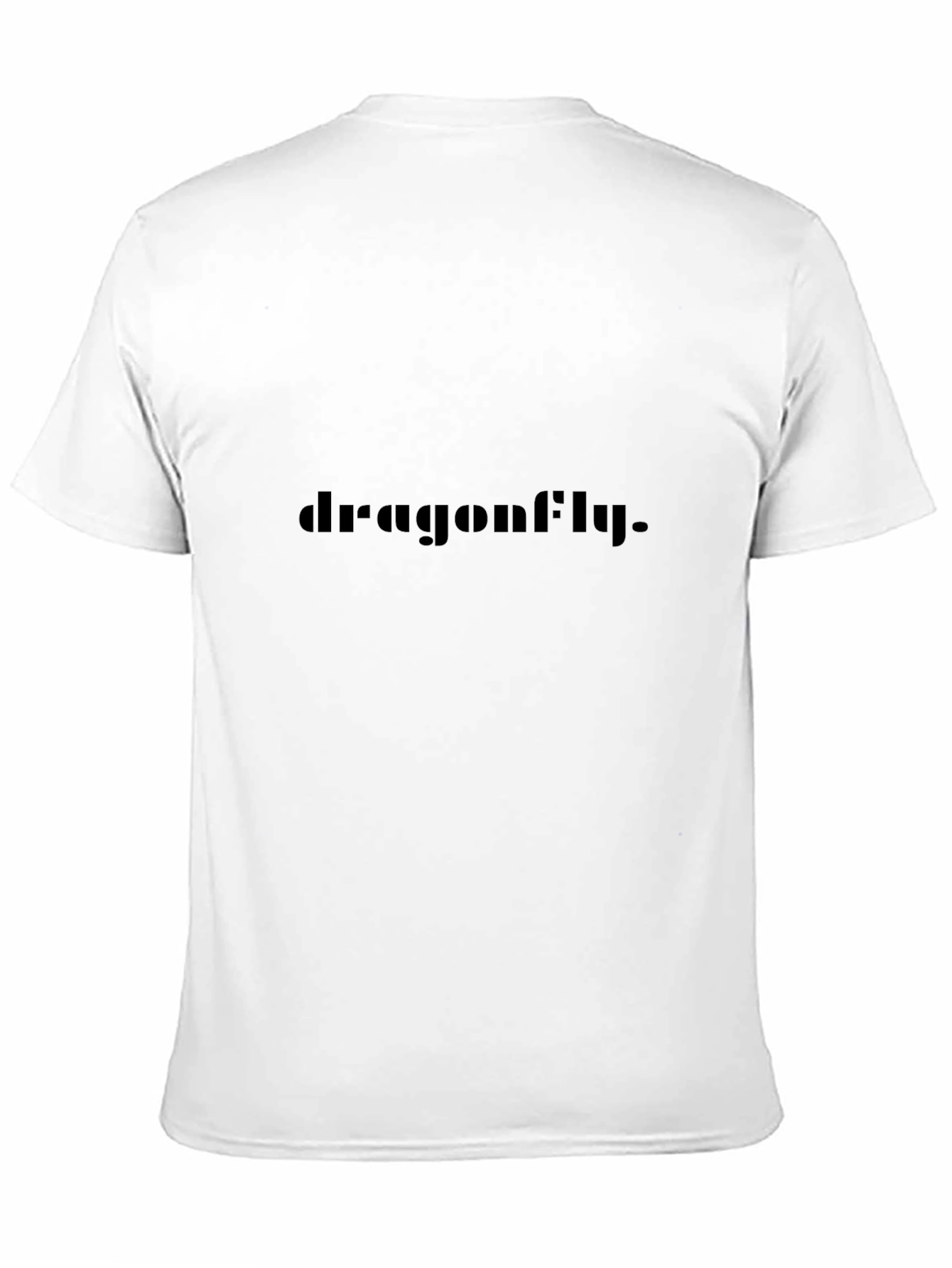 Dragonfly Graphic T-Shirt - Black Crew Neck Tee