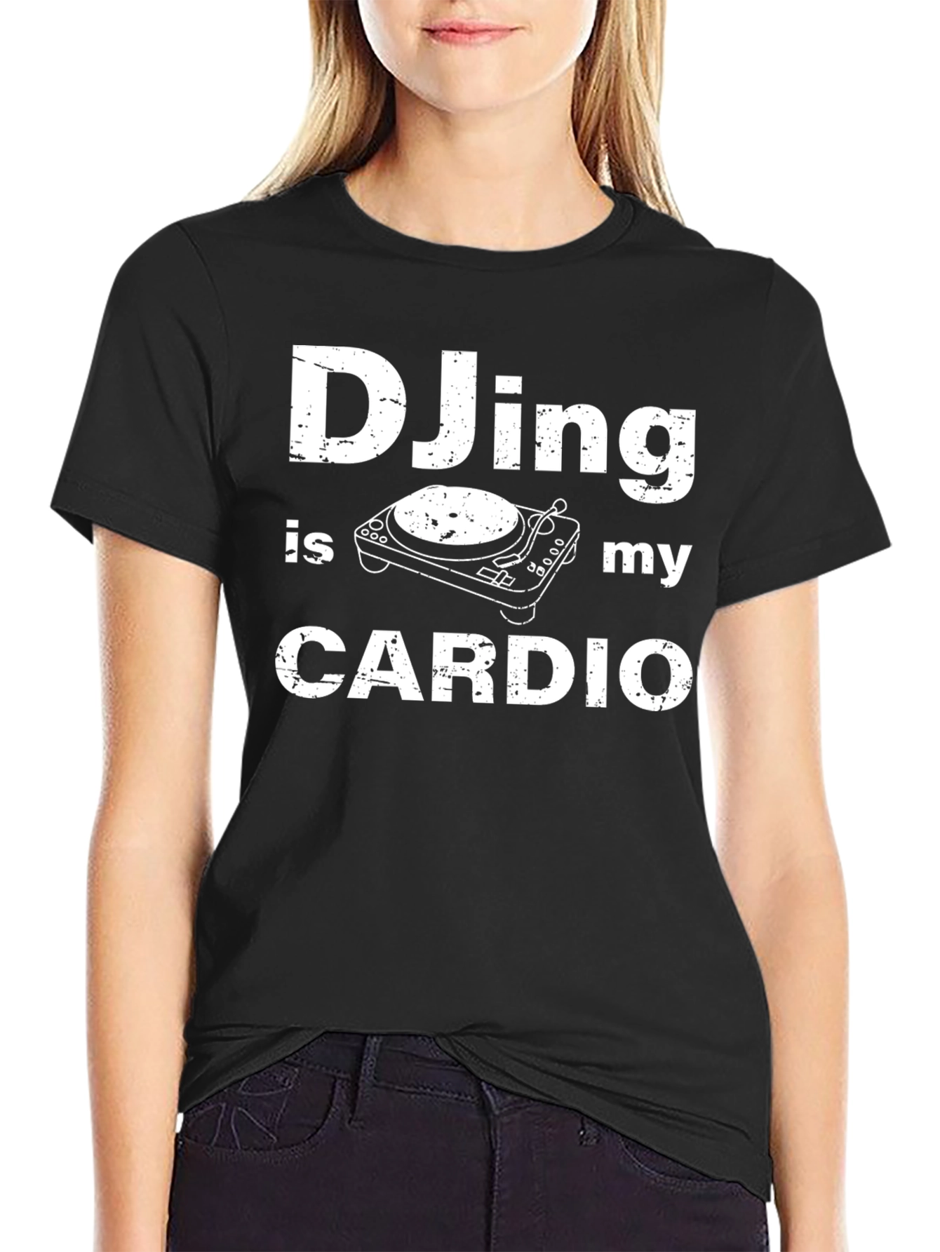 DJing Is My Cardio T-Shirt - Music Lover Gift