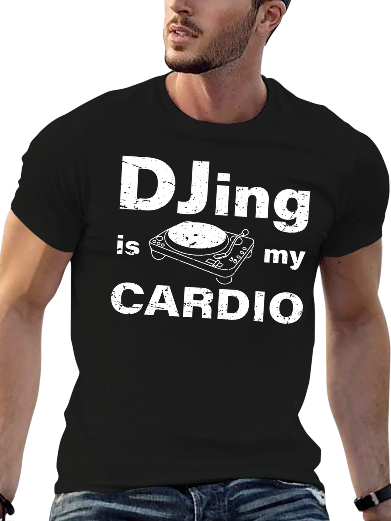 DJing Is My Cardio T-Shirt - Music Lover Gift