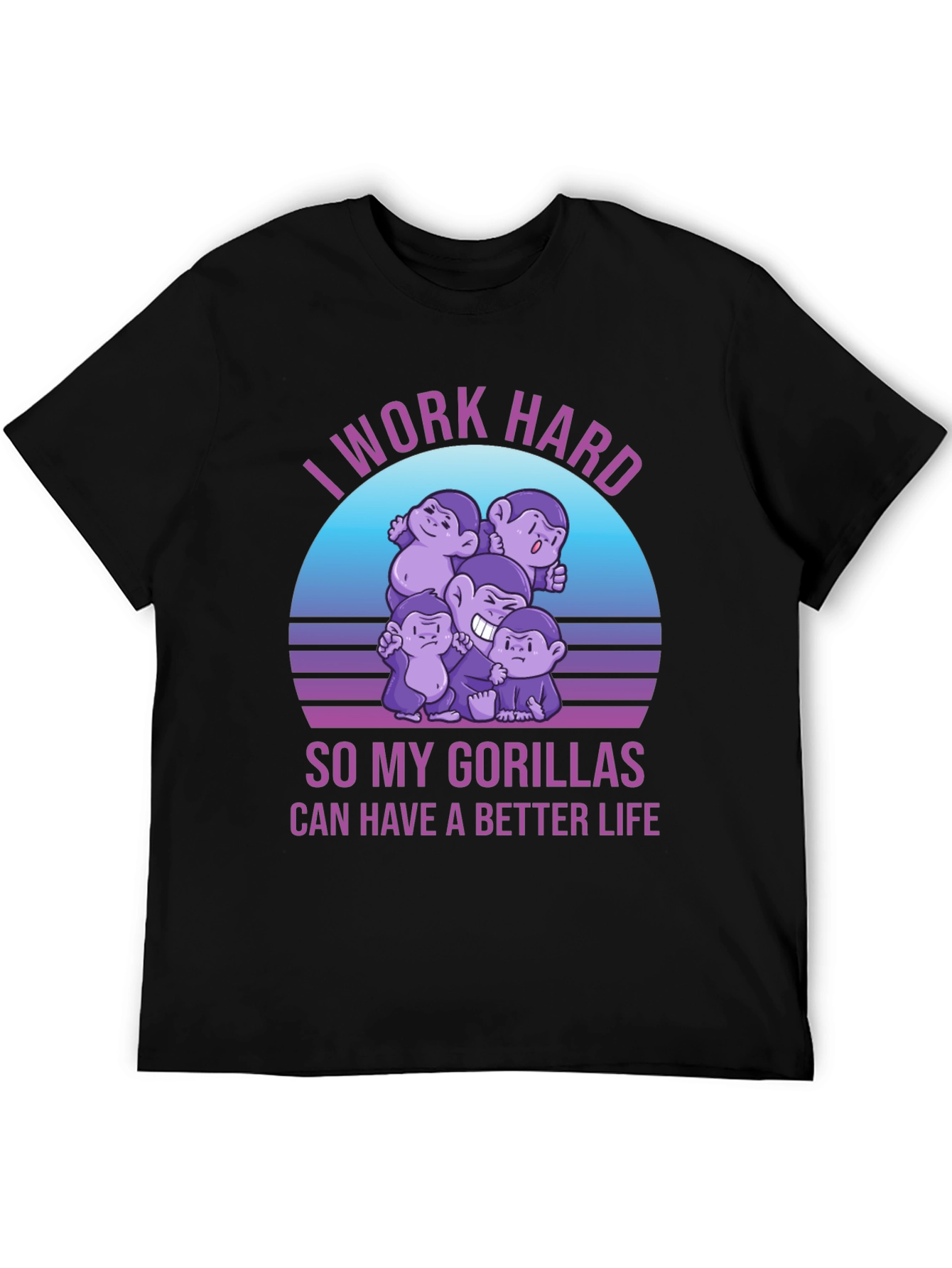Work Hard Gorillas T-Shirt