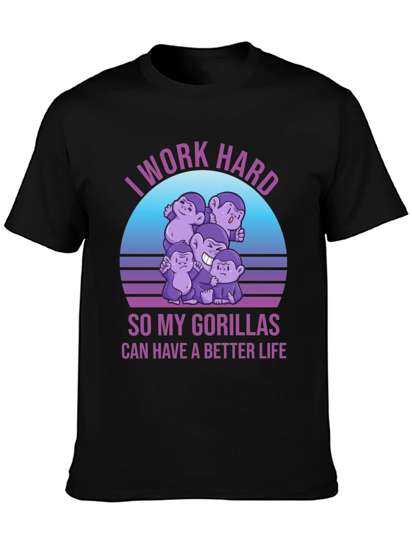 Work Hard Gorillas T-Shirt
