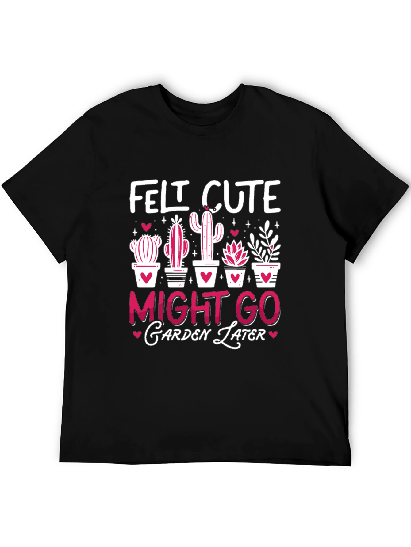 Felt Cute Cactus Graphic Tee