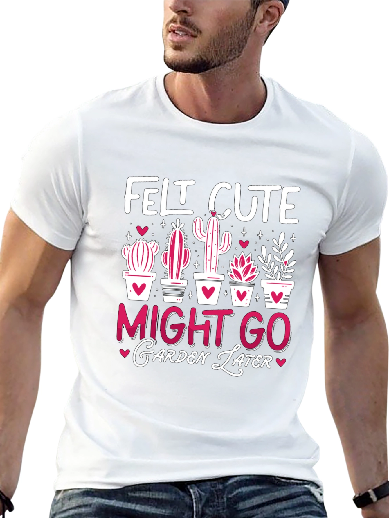 Felt Cute Cactus Graphic Tee