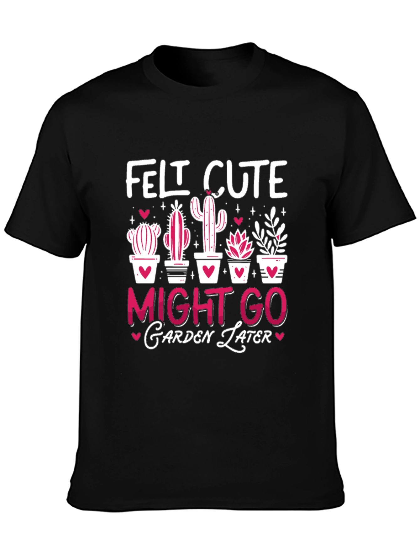 Felt Cute Cactus Graphic Tee