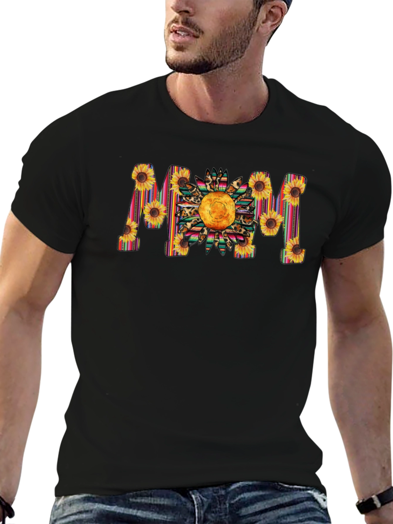 Sunflower MOM Graphic Tee