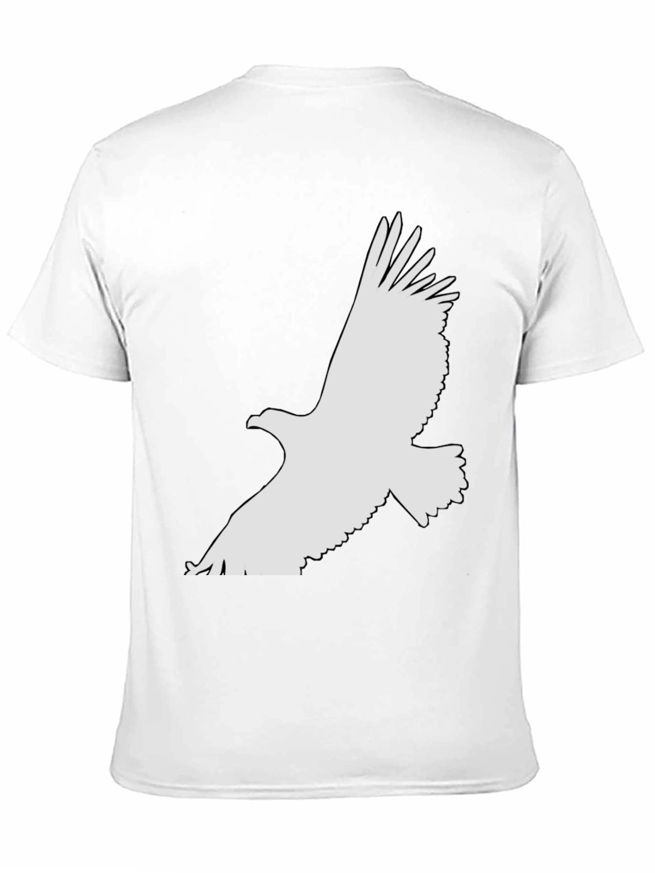Mens Black Eagle Graphic Tee