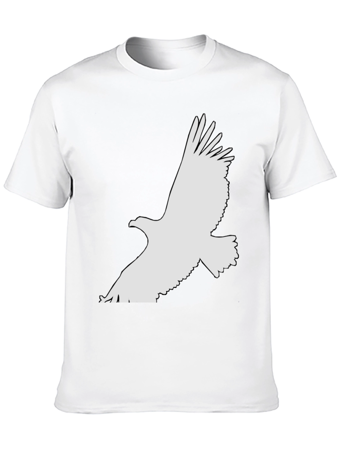 Mens Black Eagle Graphic Tee