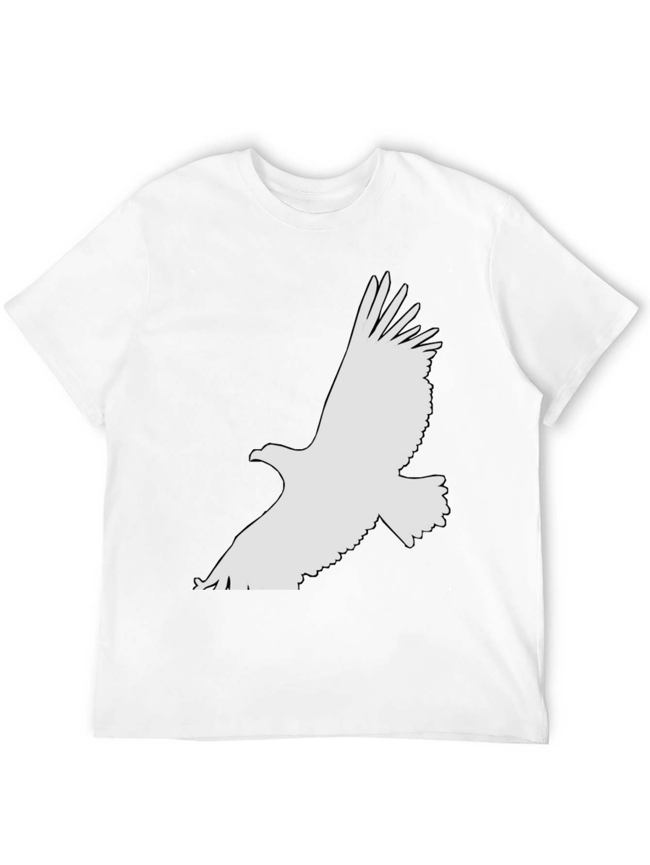 Mens Black Eagle Graphic Tee