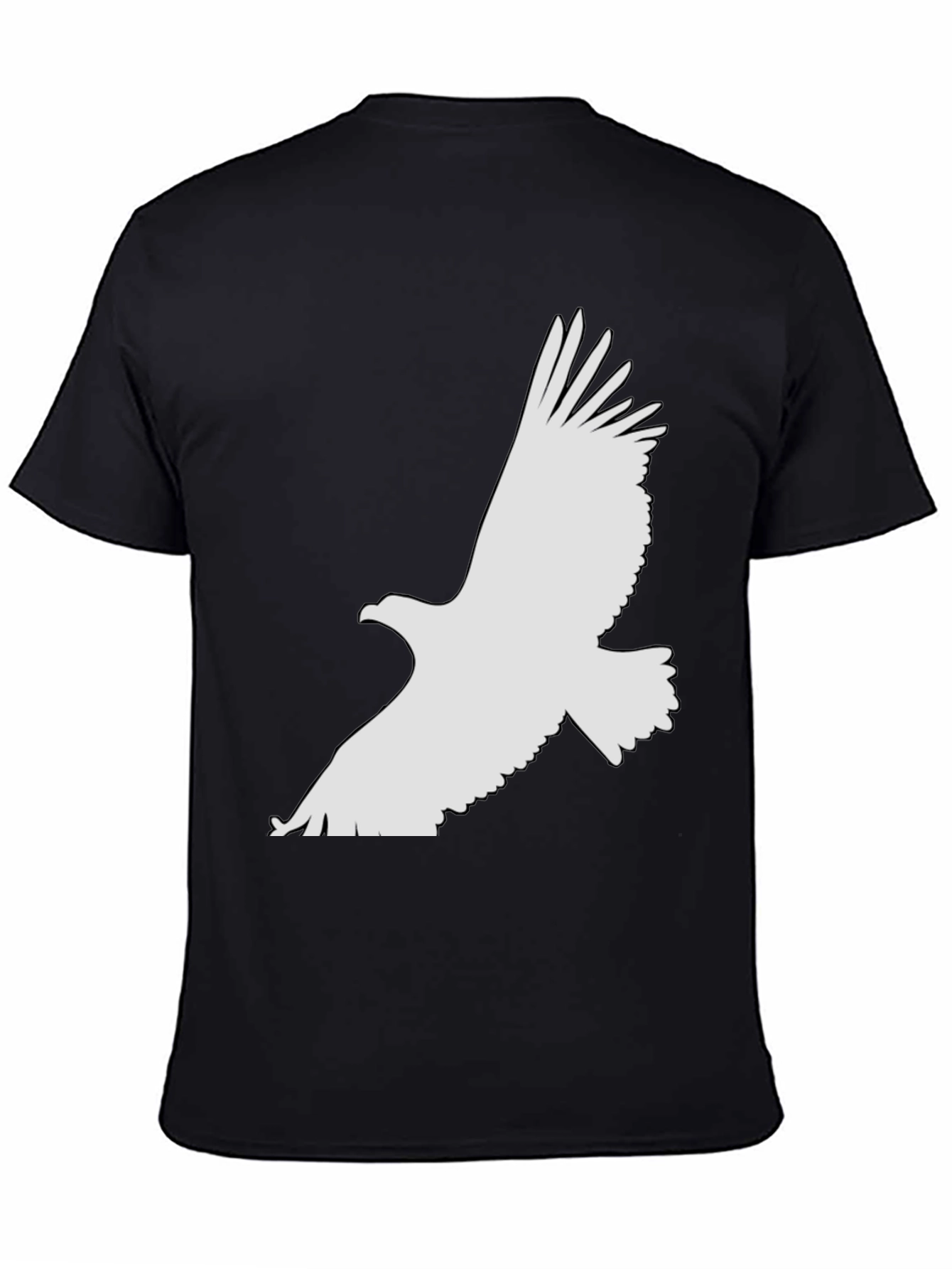 Mens Black Eagle Graphic Tee