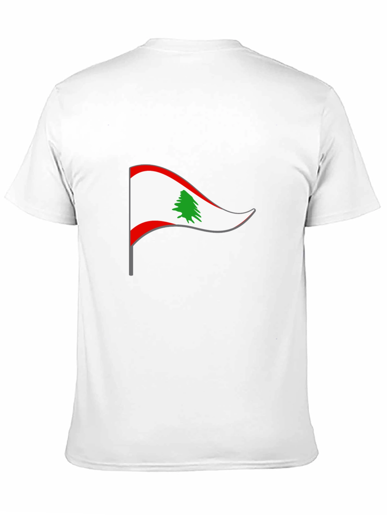 Lebanon Flag Graphic Tee - Black T-Shirt