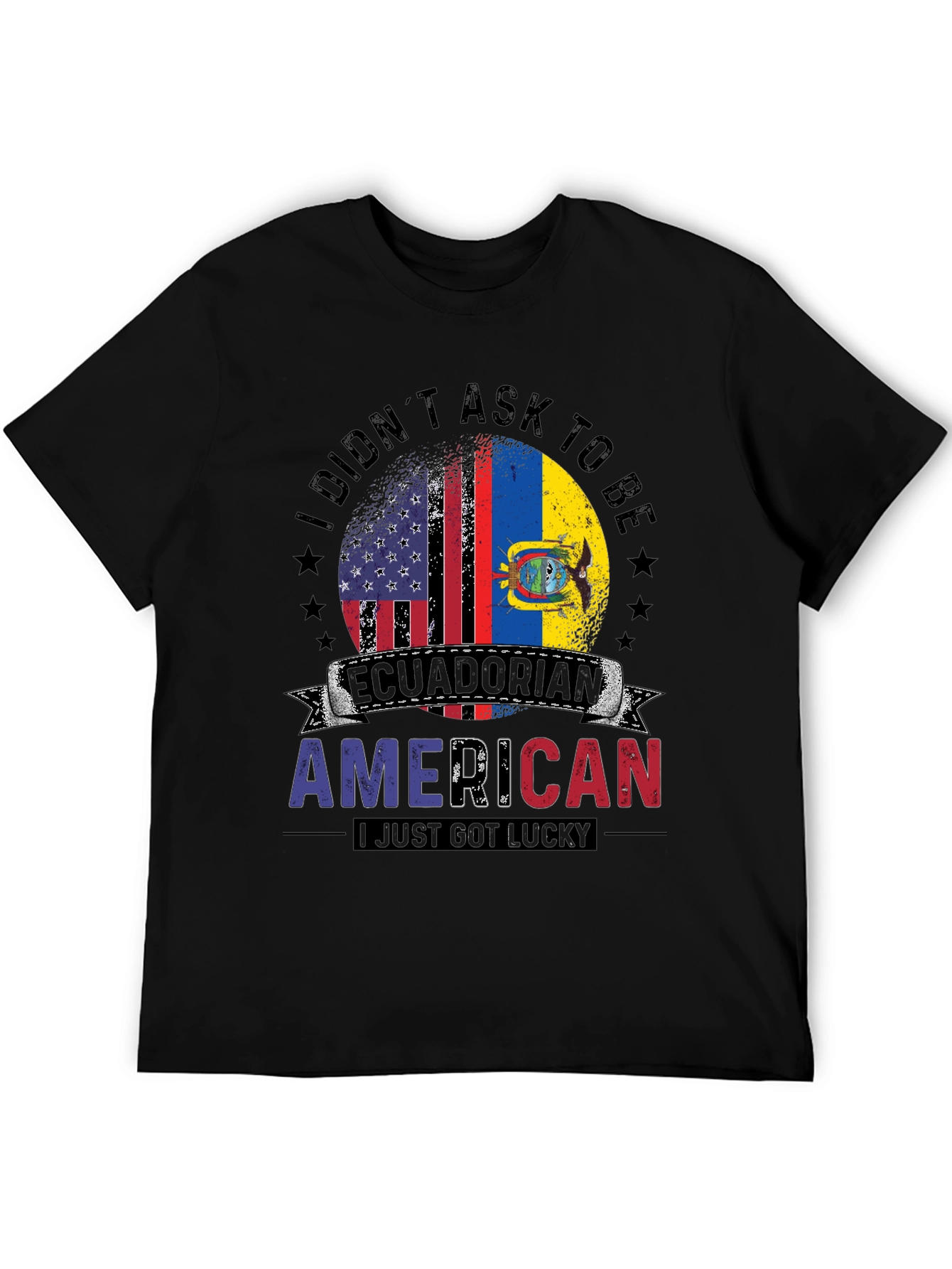 Ecuadorian American T-Shirt - Dual Flag Pride