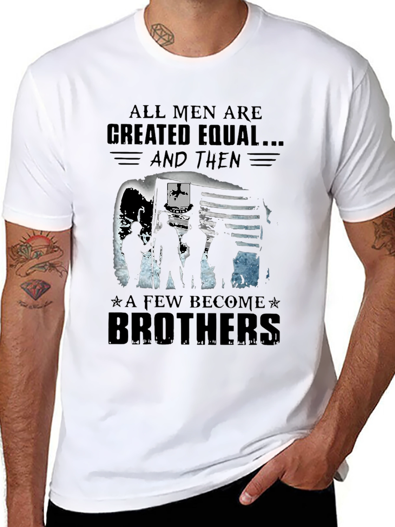 Brotherhood Graphic Tee - All Men Created Equal