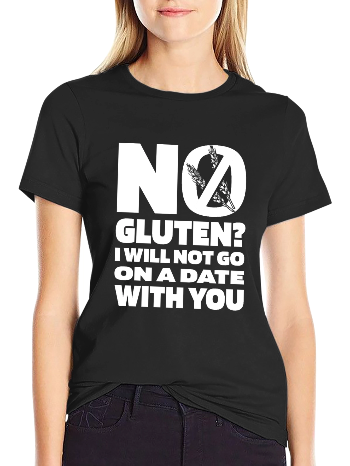 No Gluten Date Tee - Funny T-Shirt