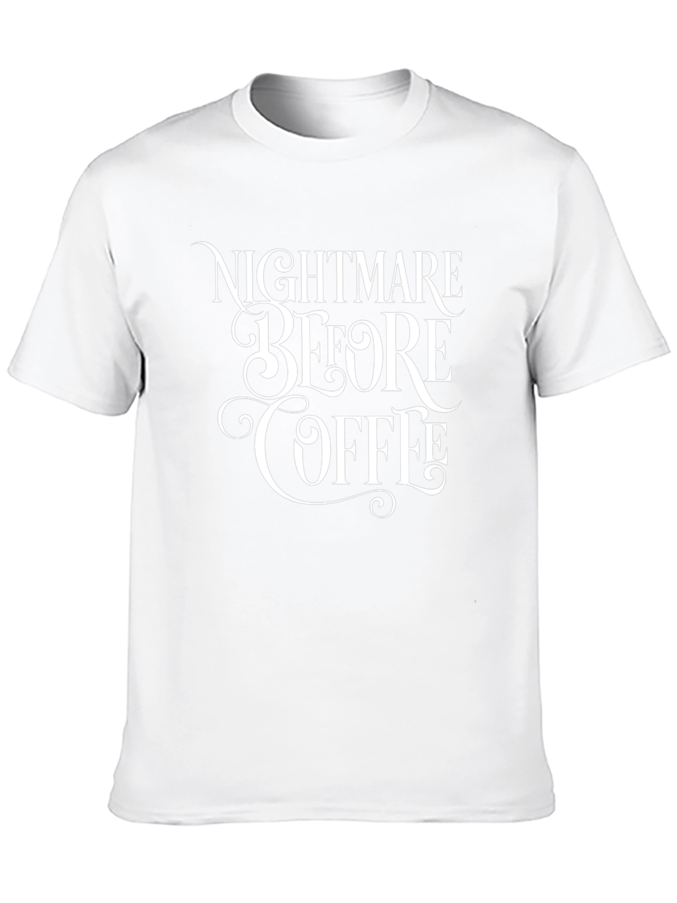 Nightmare Before Coffee Graphic Tee - Black