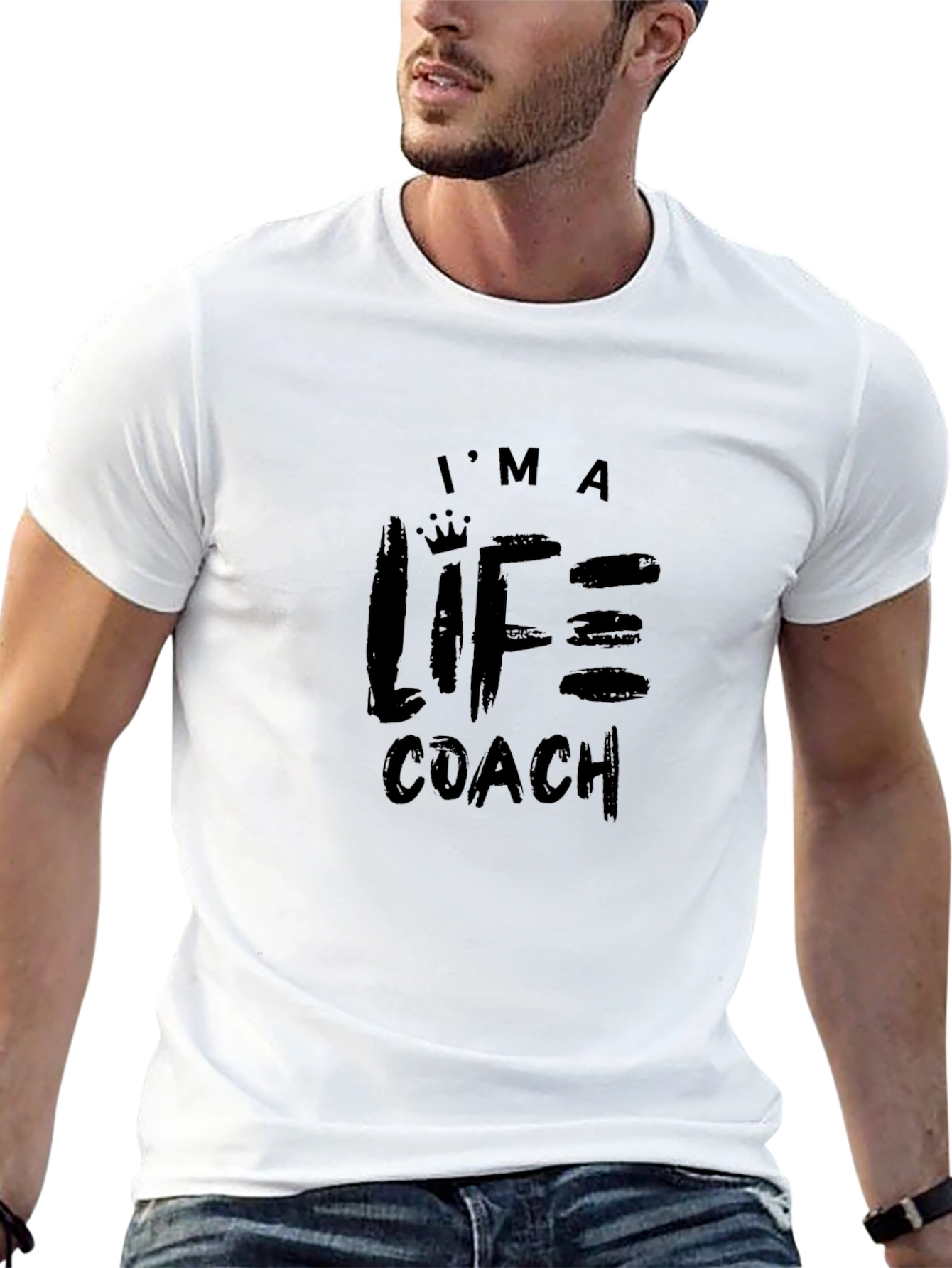 Im A Life Coach Black T-Shirt