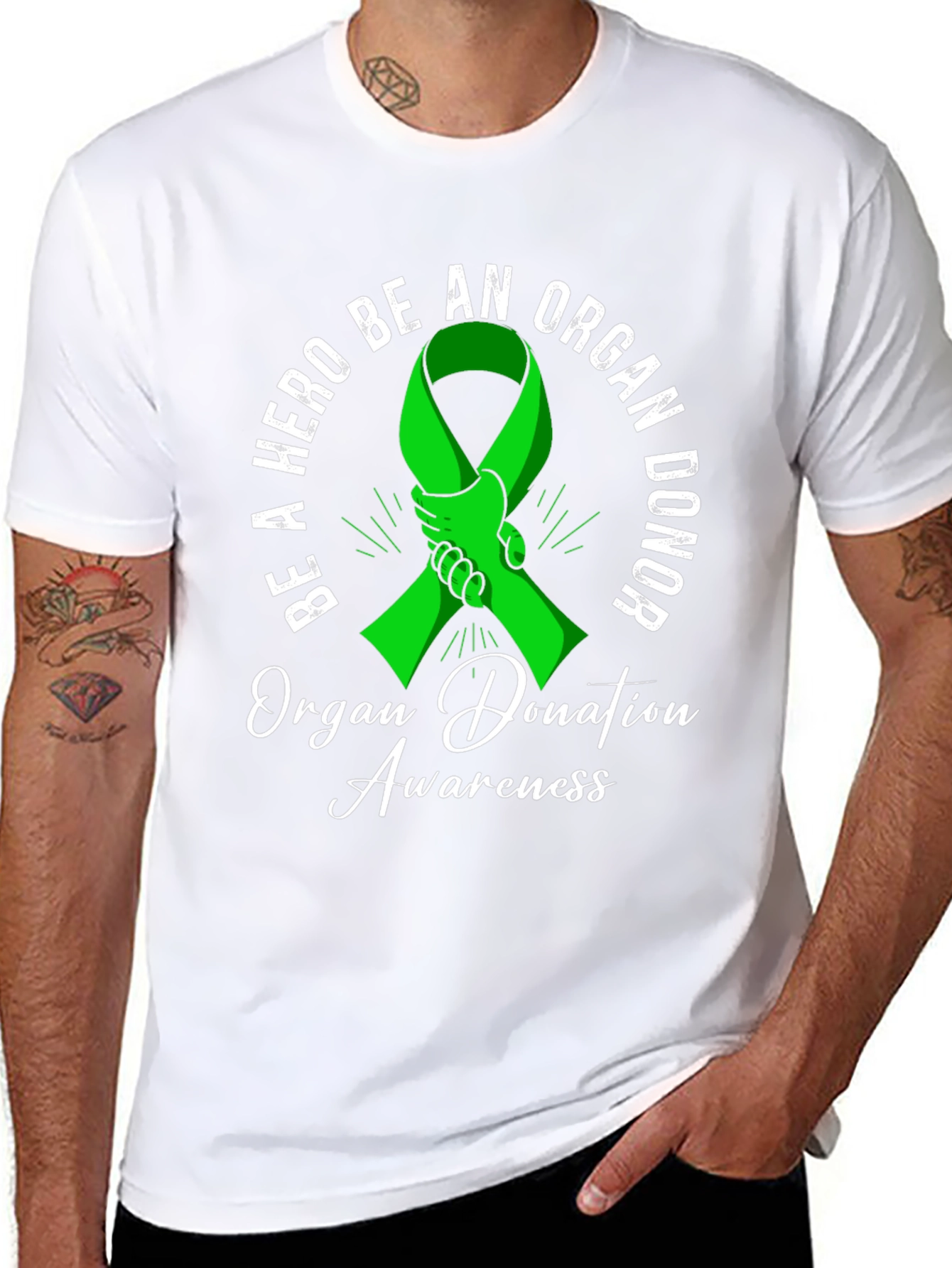 Organ Donor Awareness T-Shirt: Be a Hero