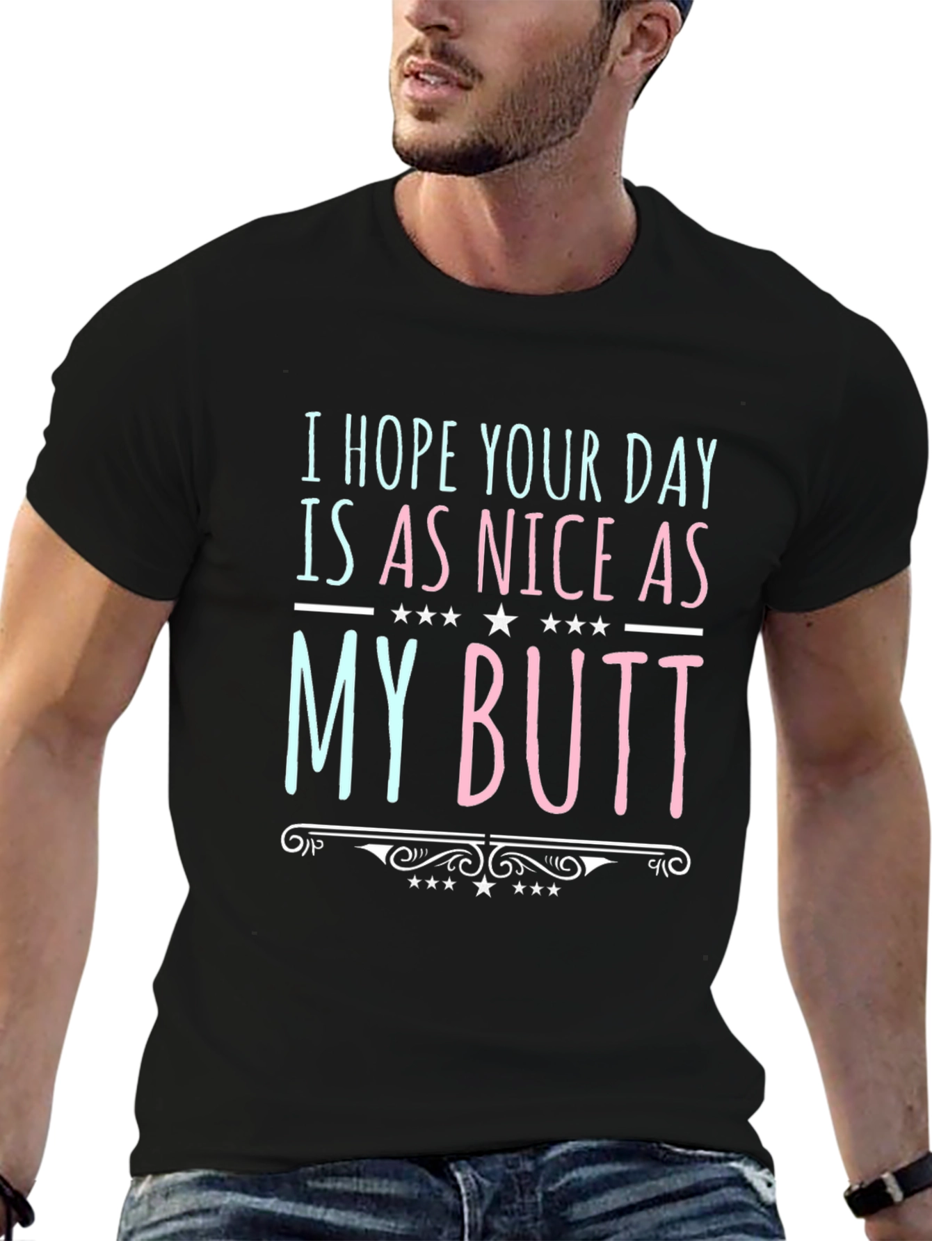 Funny Nice Butt Graphic T-Shirt