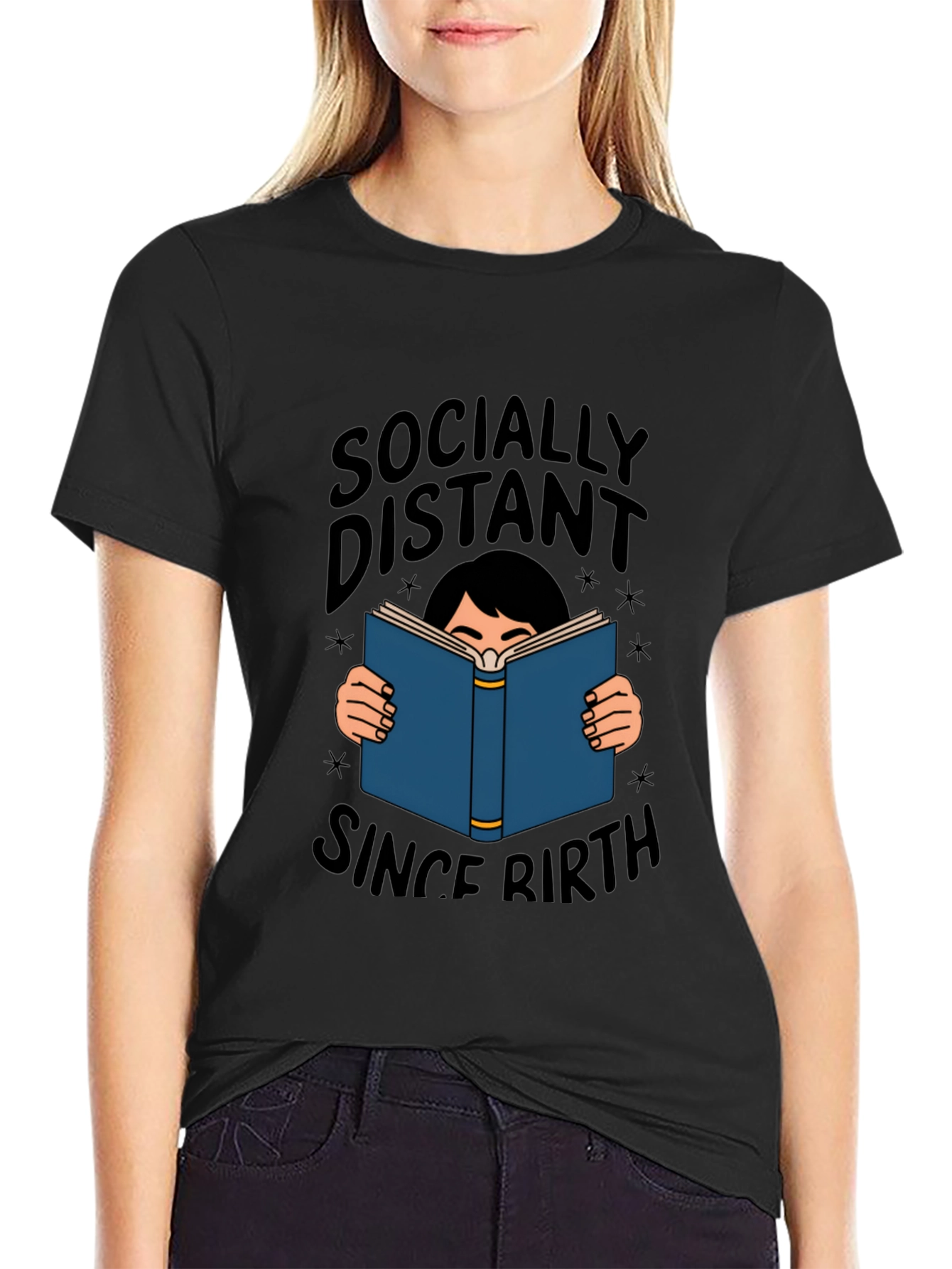 Socially Distant Since Birth T-Shirt