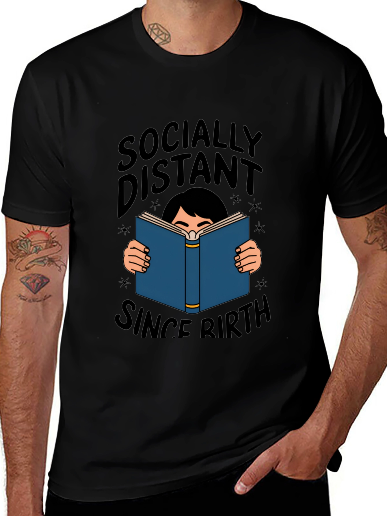 Socially Distant Since Birth T-Shirt